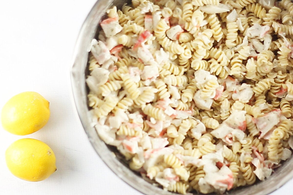 crab pasta salad 12