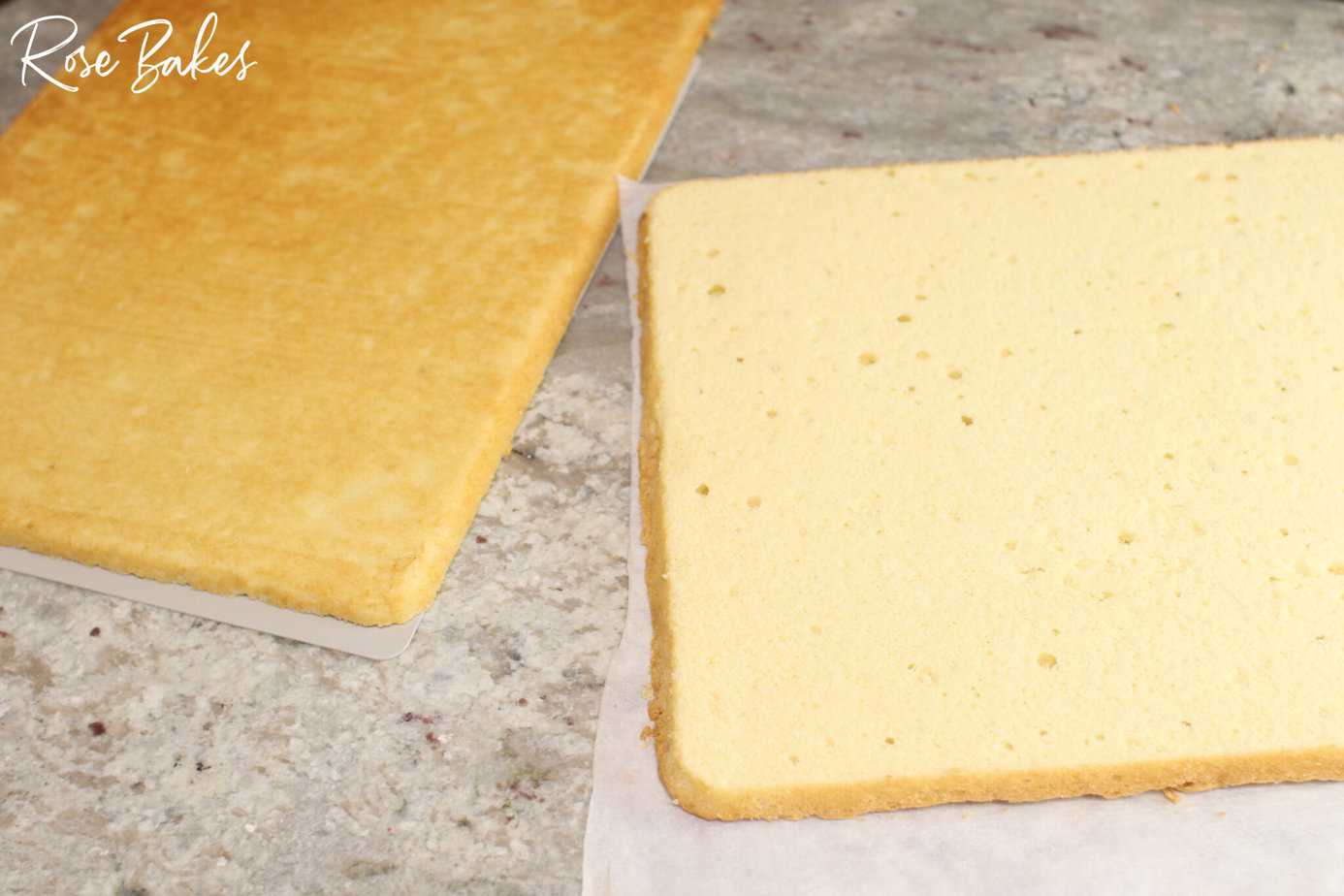 2 cake layers