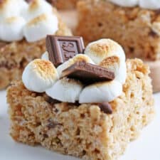 Smores Rice Krispie Treats-image
