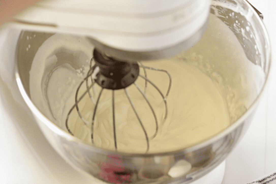 whipping whipped cream with a stand mixer