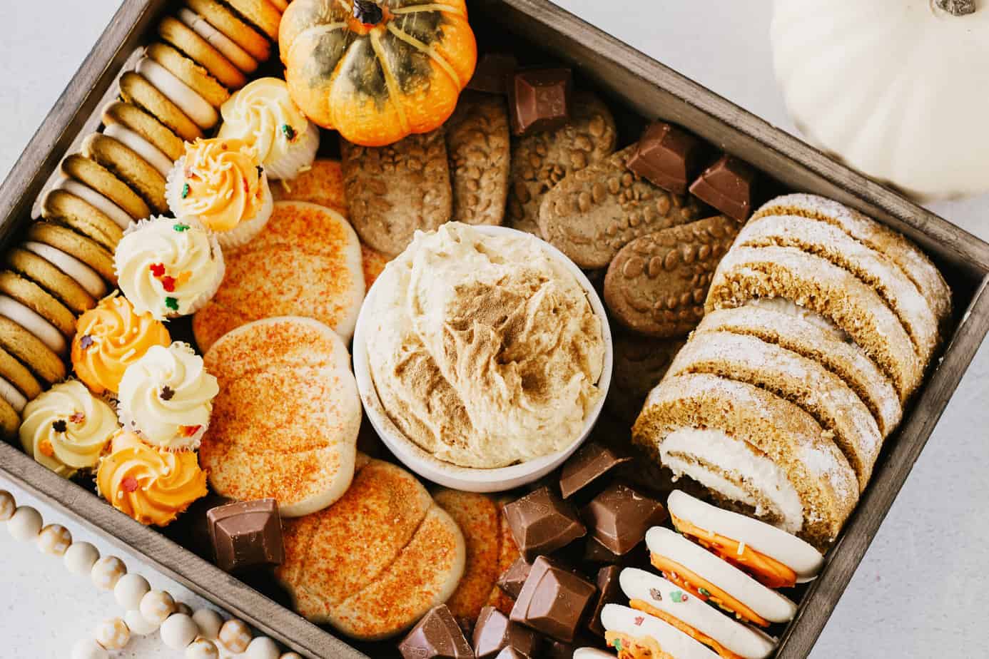 fall dessert board