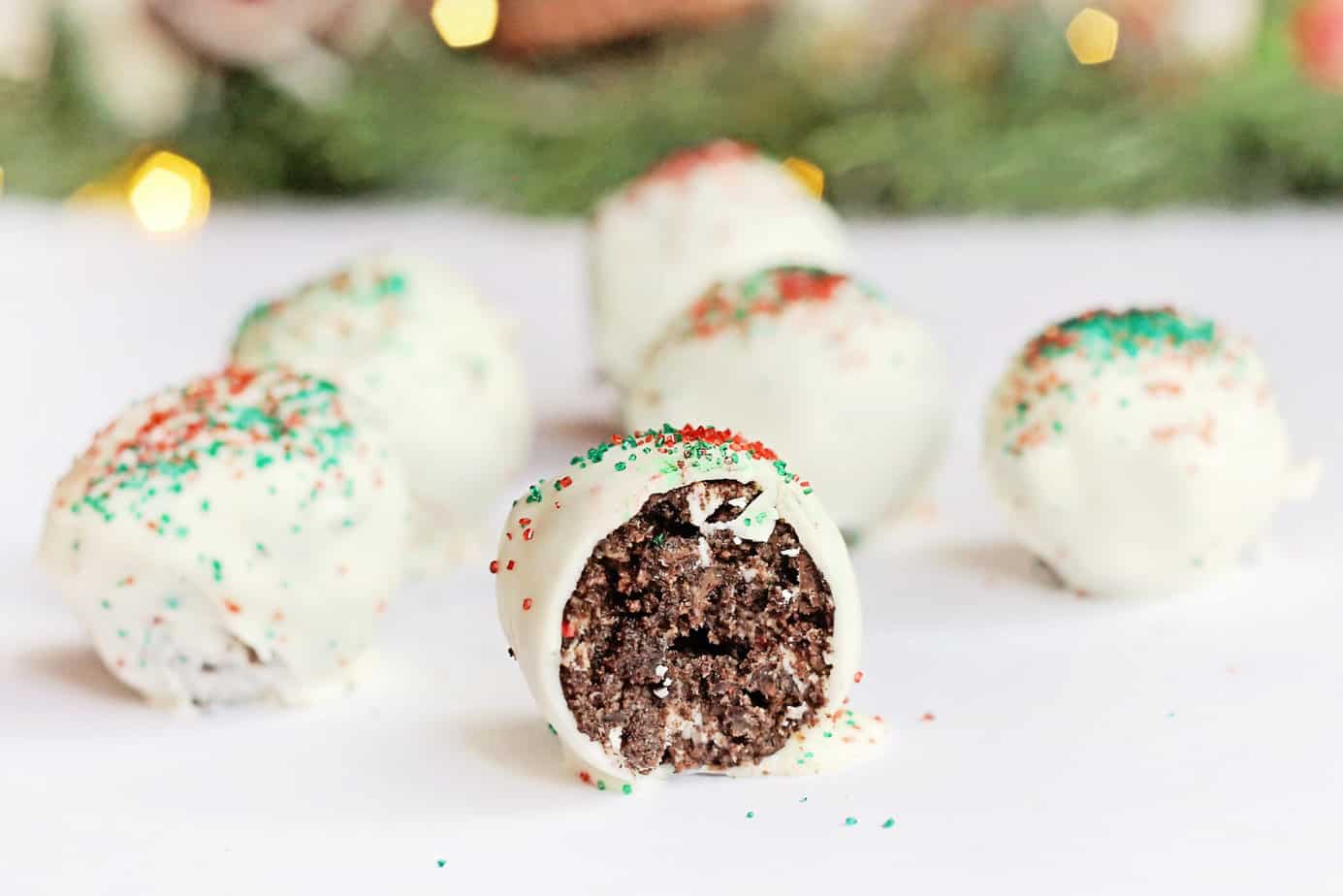 Little Debbie Christmas Tree Cake Truffles