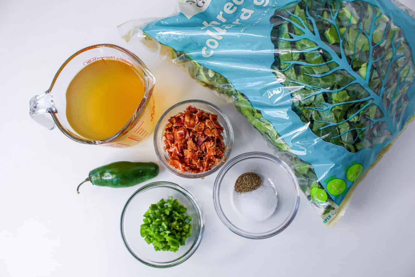 Easy Crockpot Collard Greens ingredients