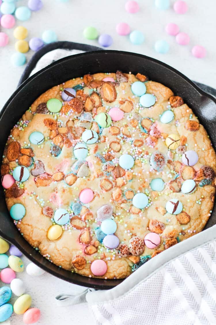 Easter Skillet Cookie
