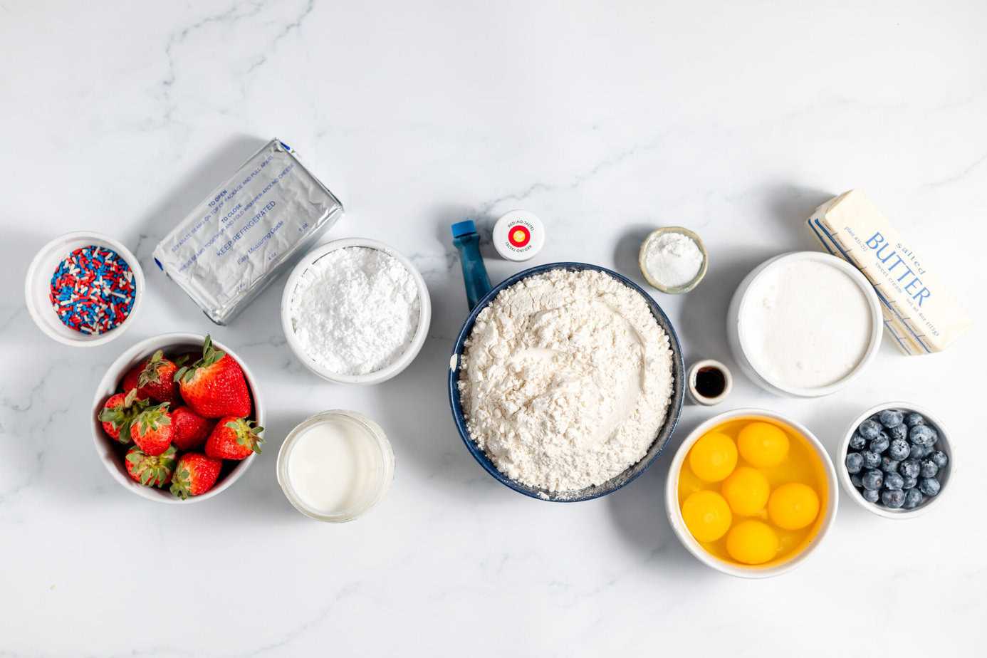 4th of july cake ingredients
