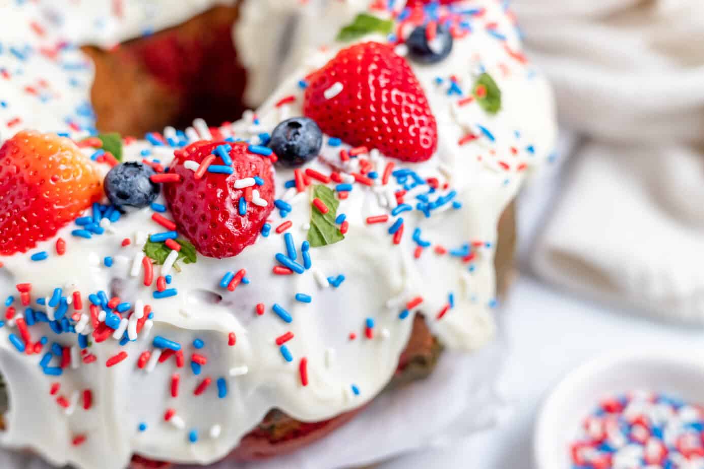 4th of july bundt cake
