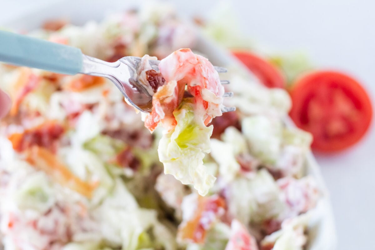 breadless blt salad