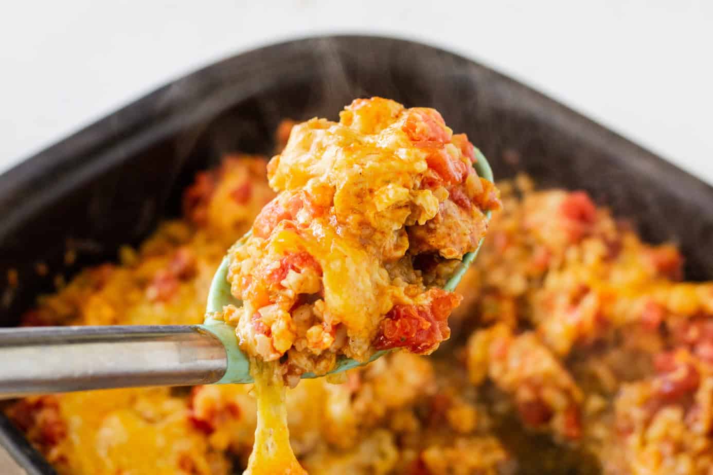 Spoonful of taco casserole