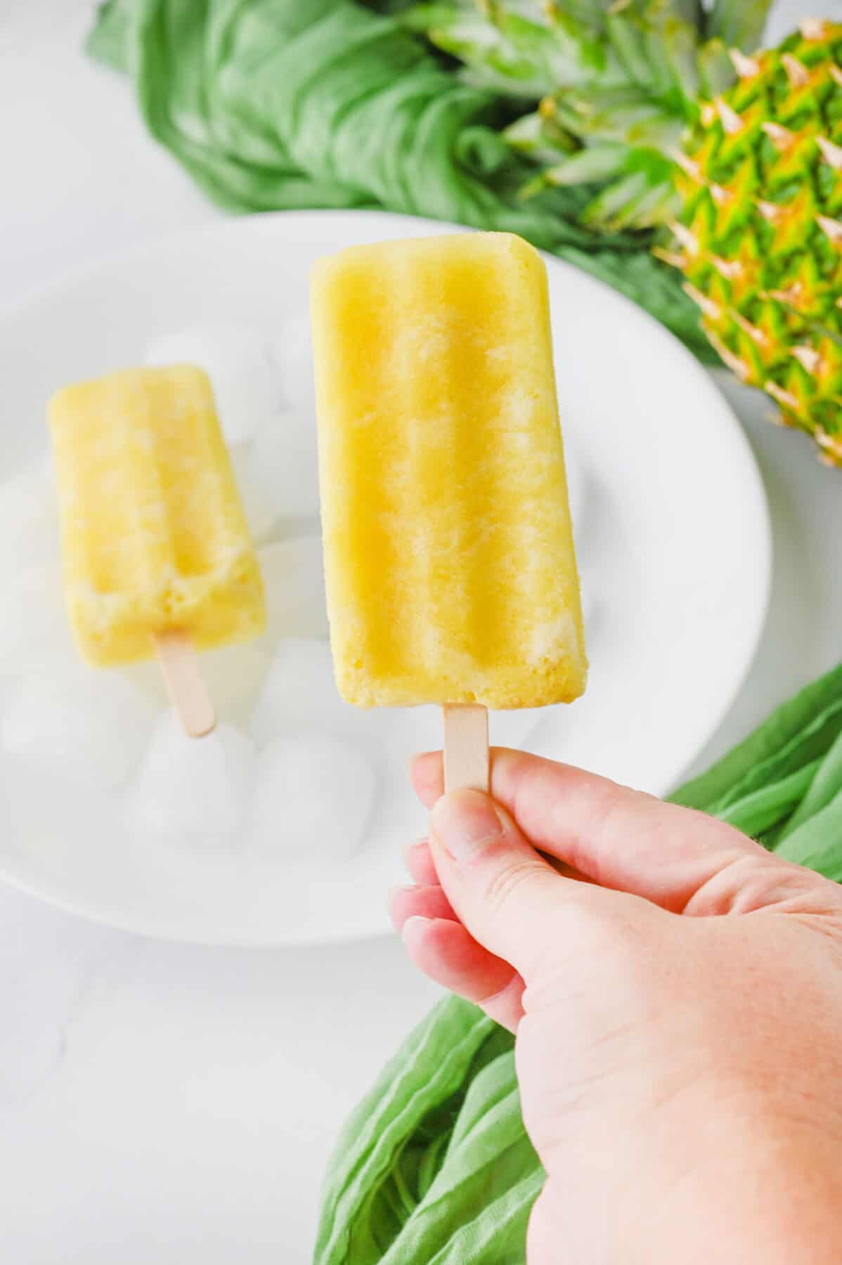 pina colada popsicles