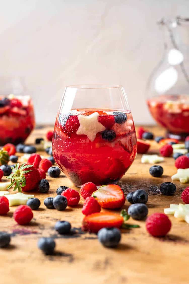 Red White and Blue Sangria