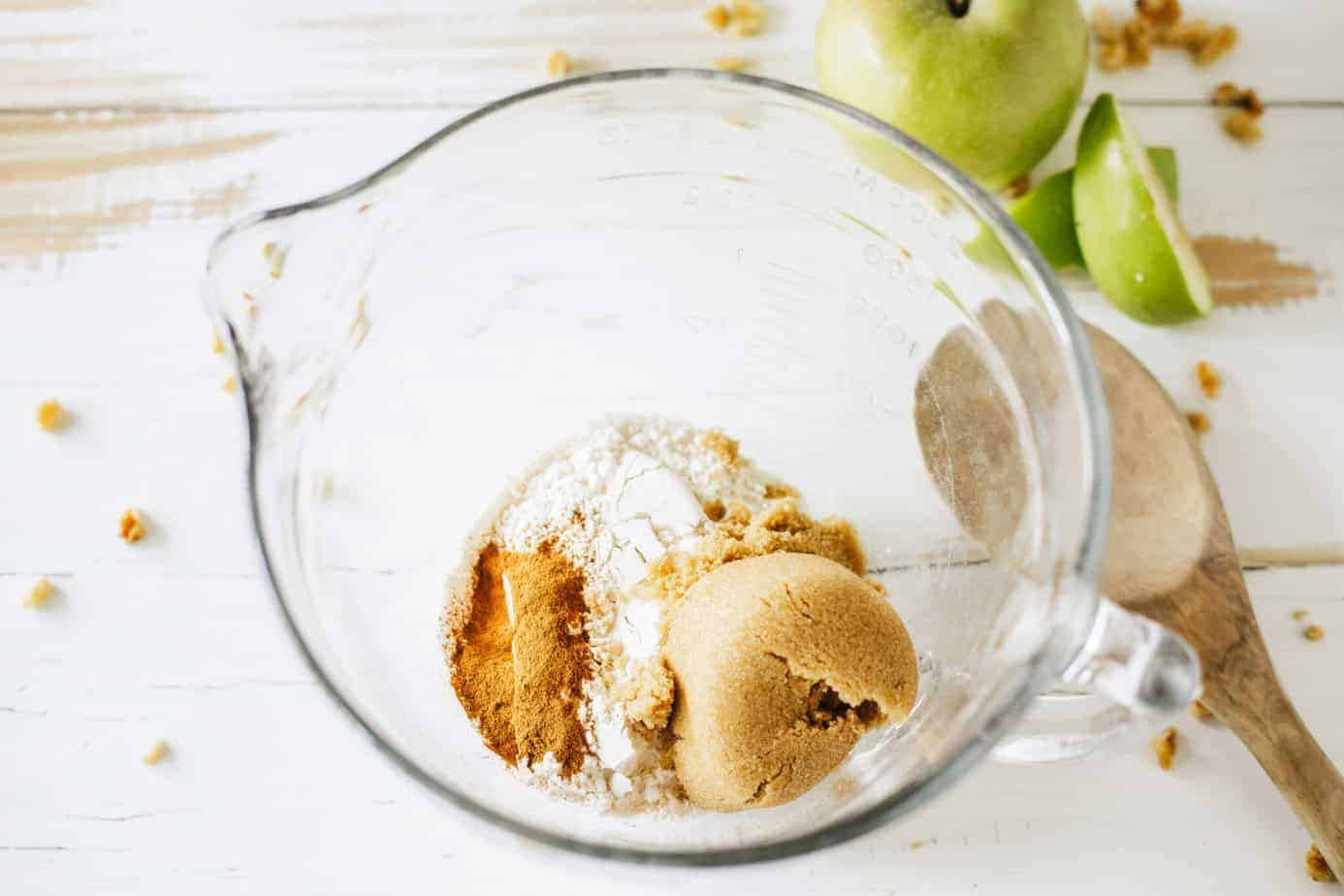 dry ingredients in a bowl