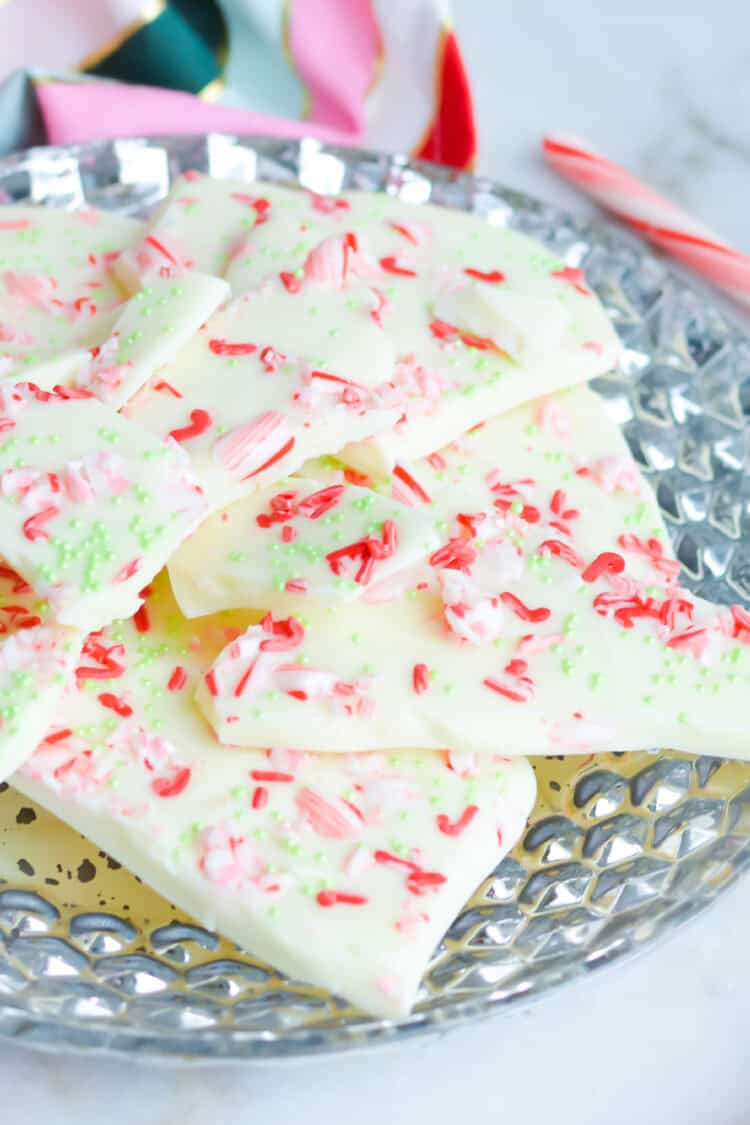 WHITE CHOCOLATE PEPPERMINT BARK