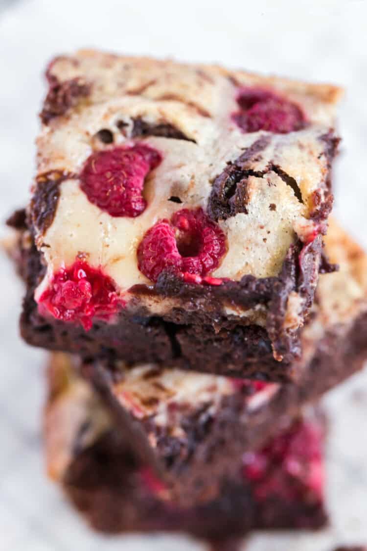 raspberry cheesecake brownies