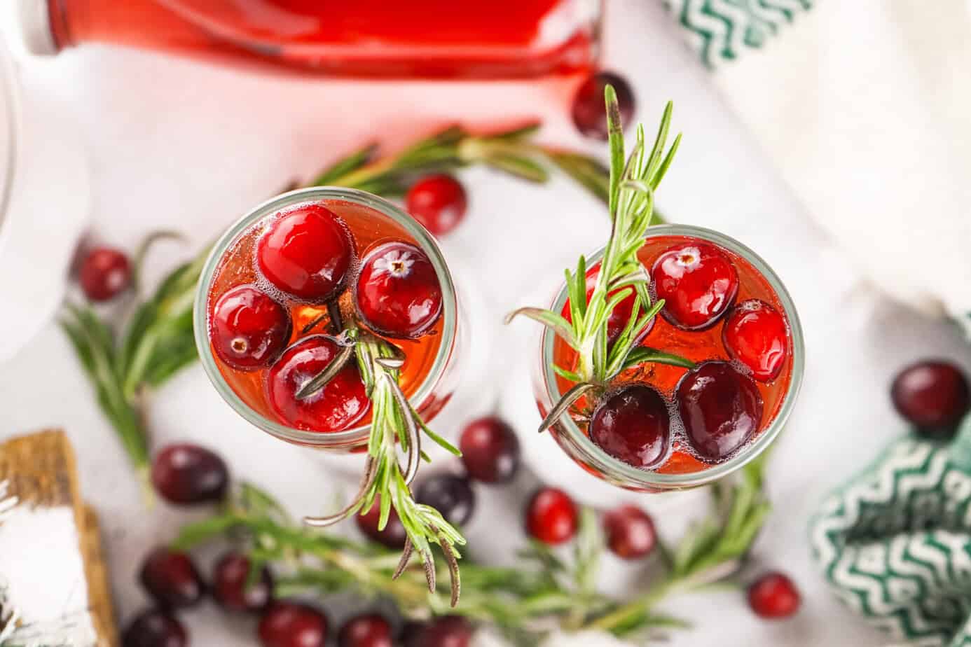 easy christmas mimosas