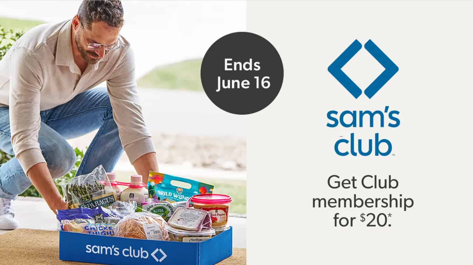 sam's club membership only $20