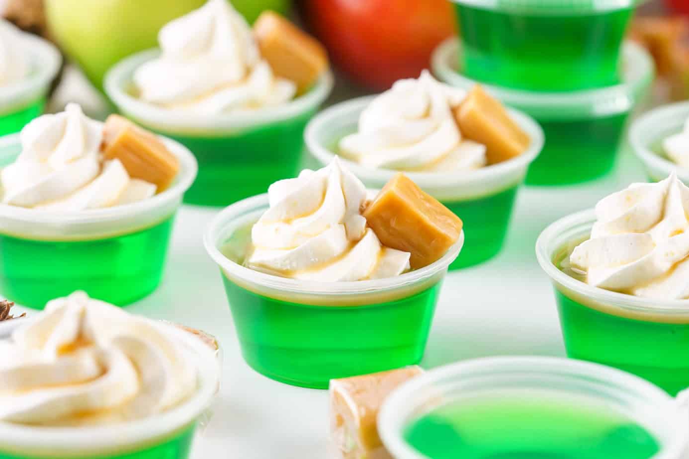 caramel apple jello shots