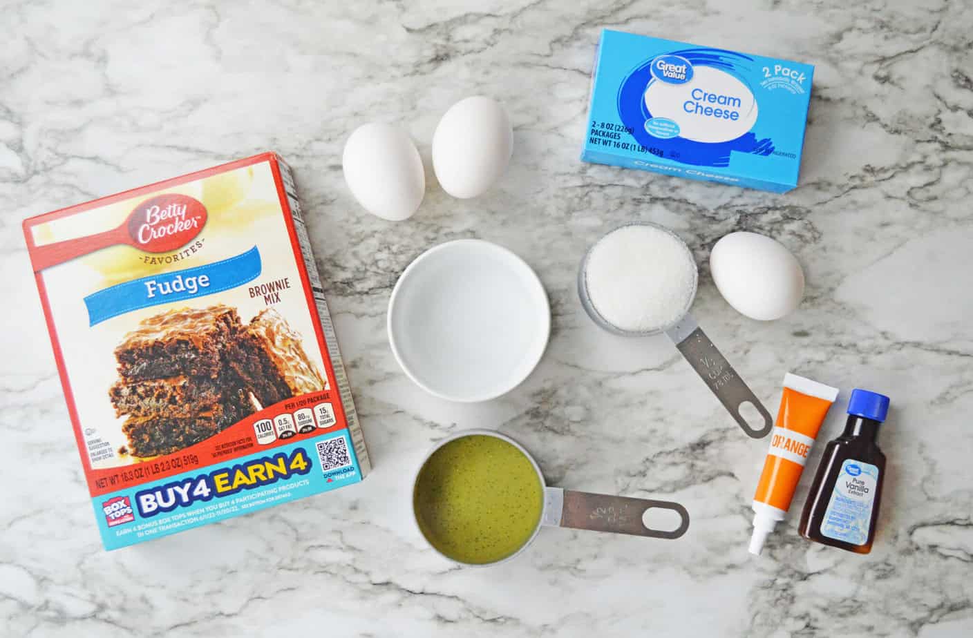 halloween brownies ingredients