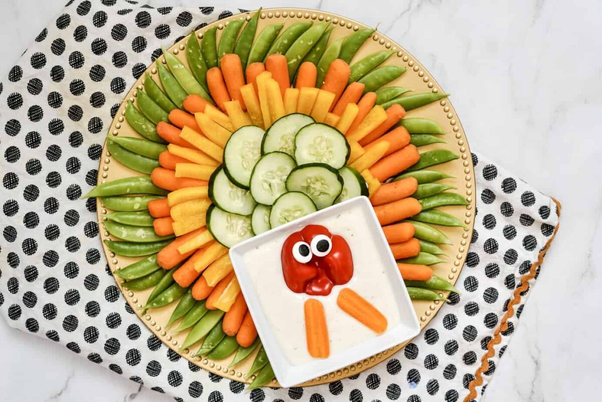 turkey veggie tray