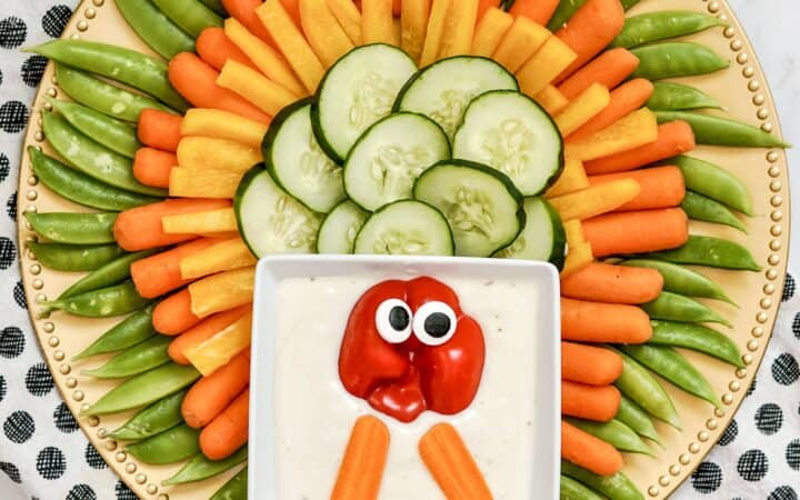 turkey veggie platter