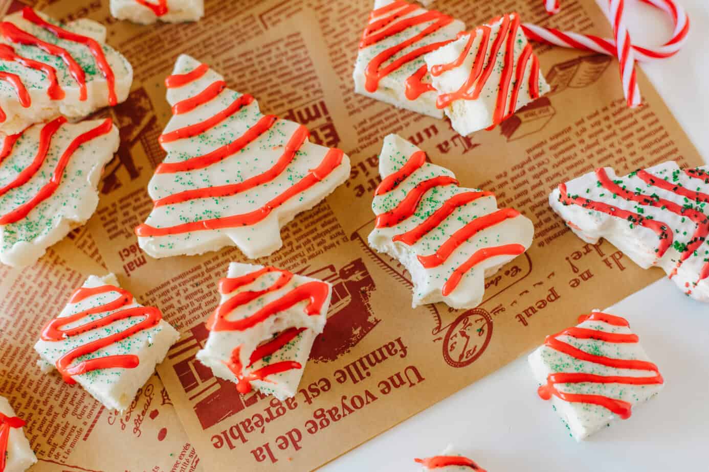 little debbie christmas tree cake fudge