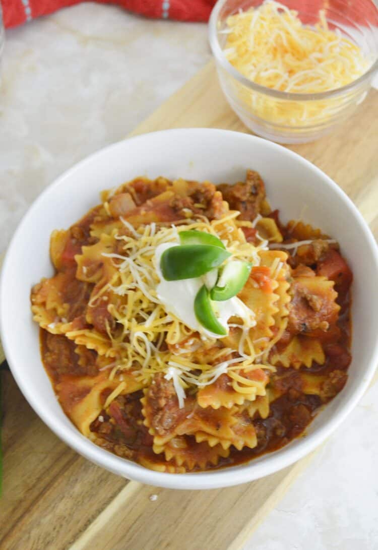 instant pot taco pasta