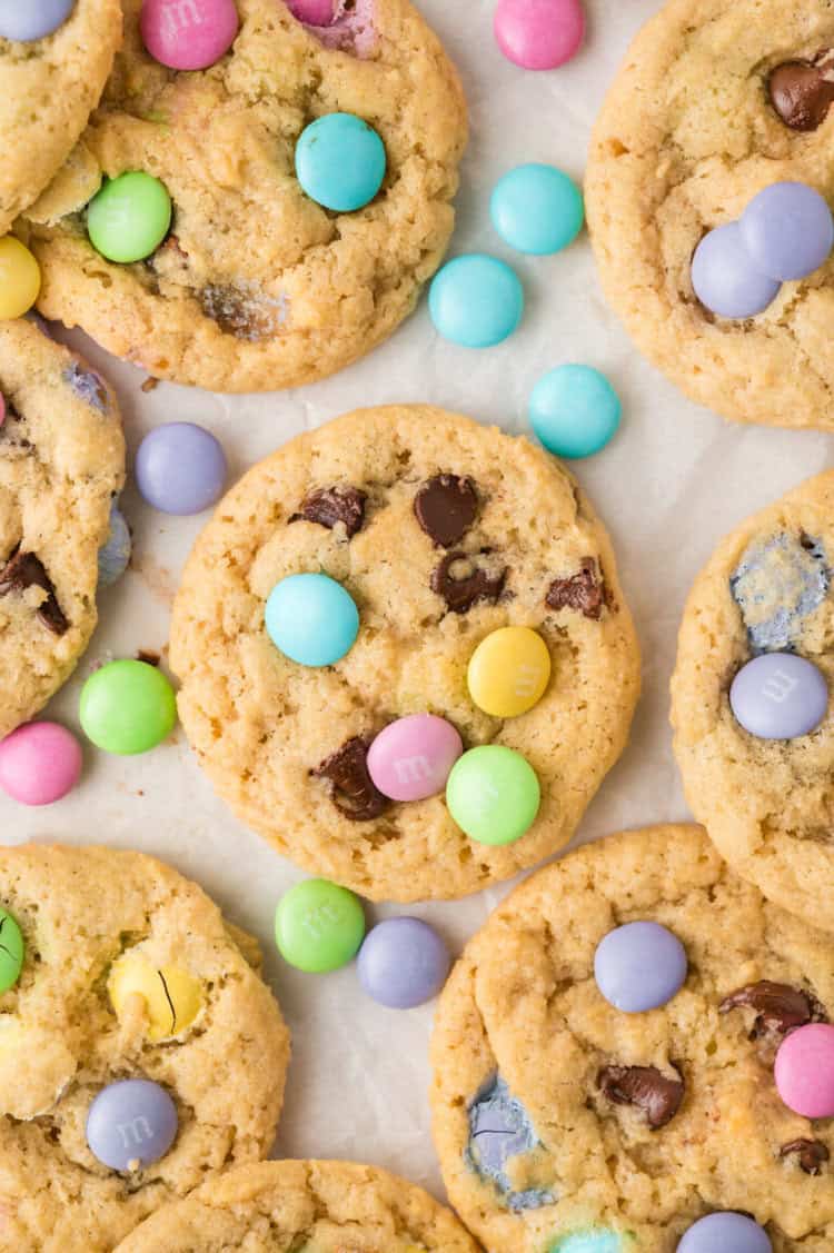 Easter Cookies with m&ms