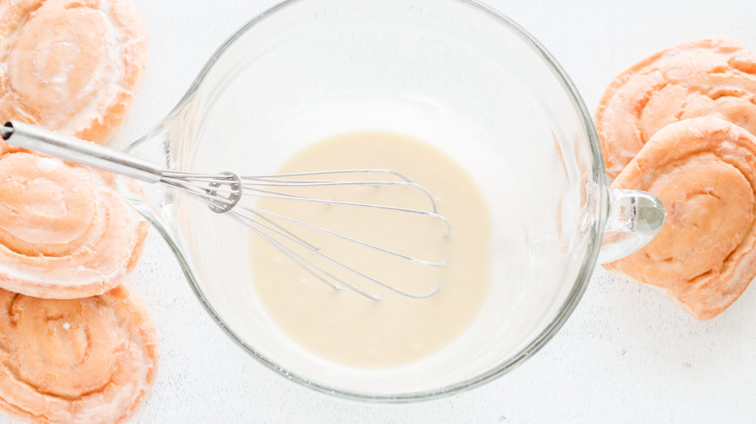 honey butter glaze whisked together