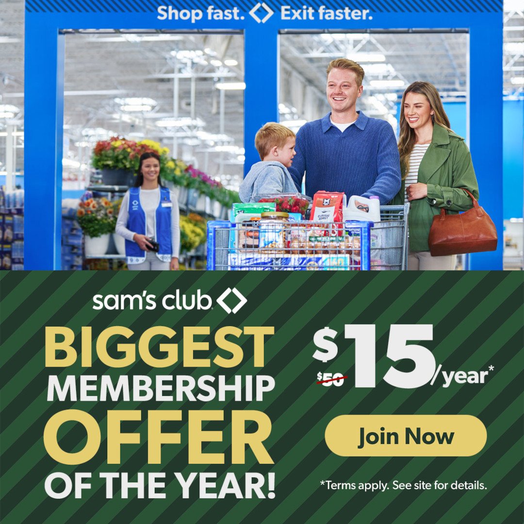 Sam's Club Membership Offer