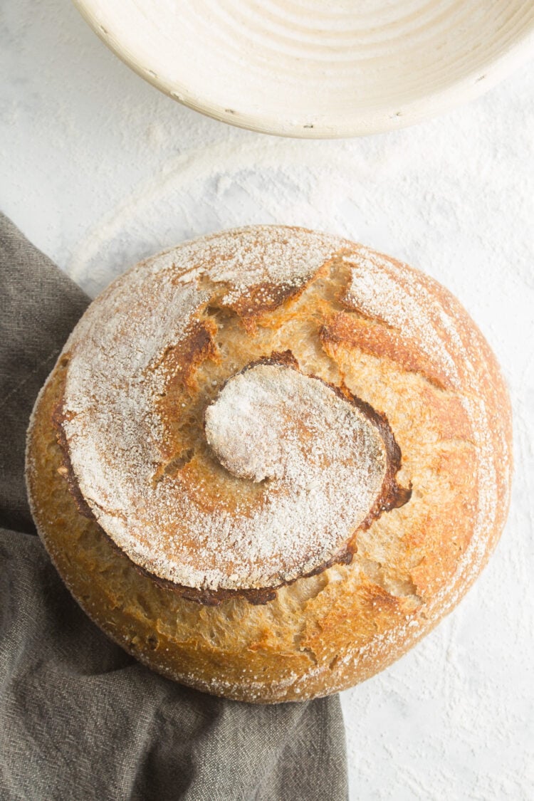 rustic sourdough loaf
