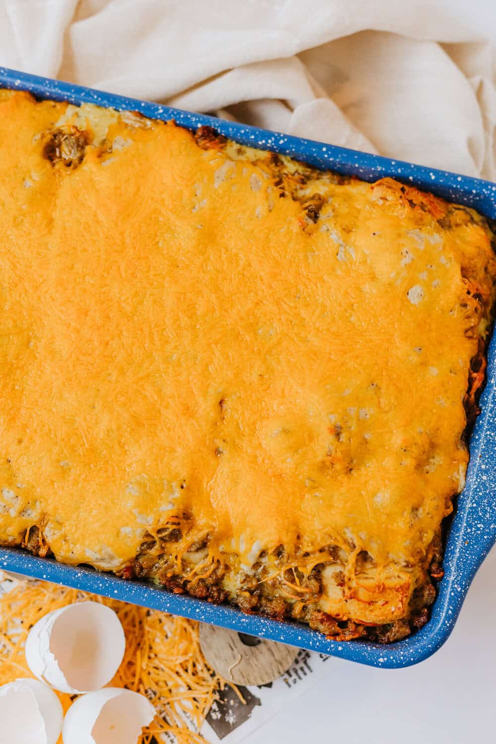 baked biscuits and gravy casserole