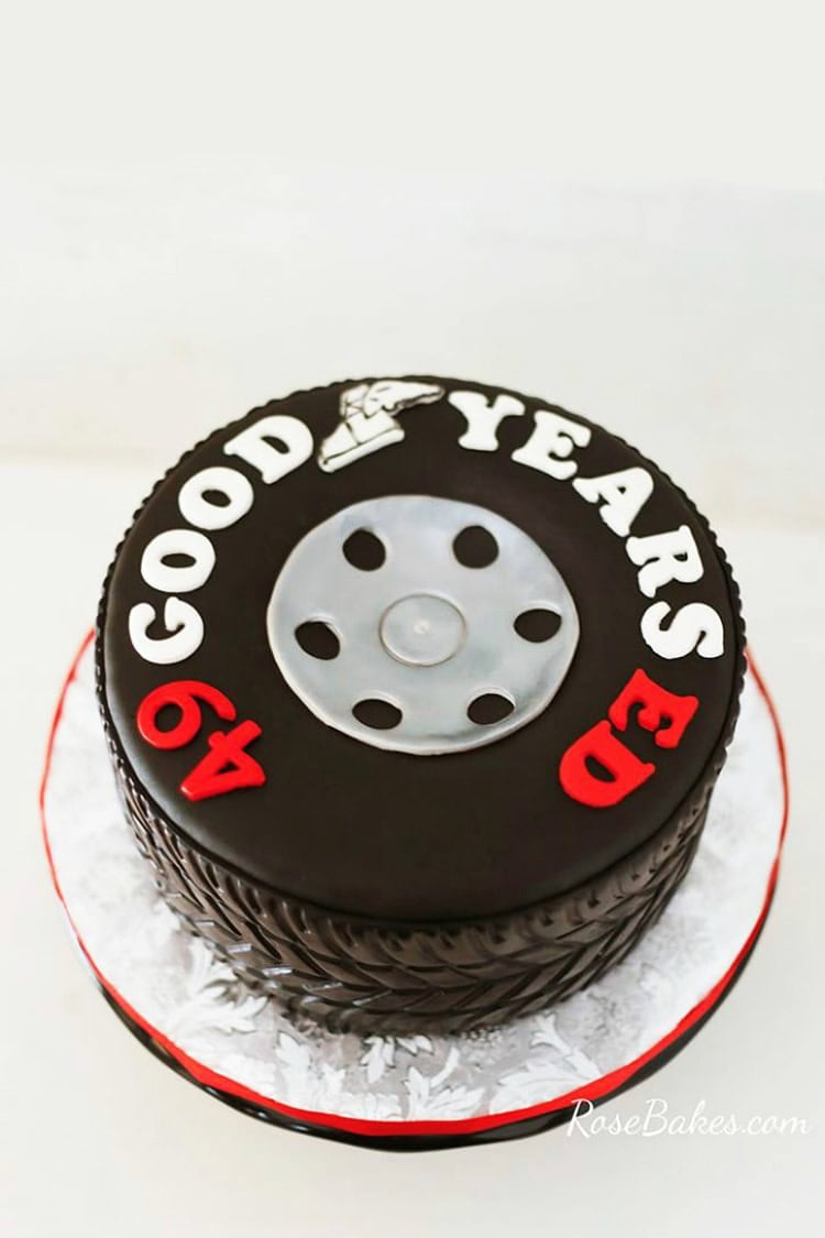 goodyear tire cake