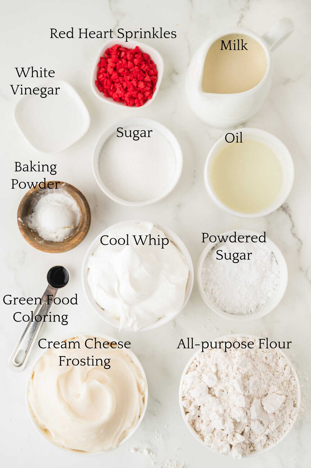 Grinch Pancakes Ingredients