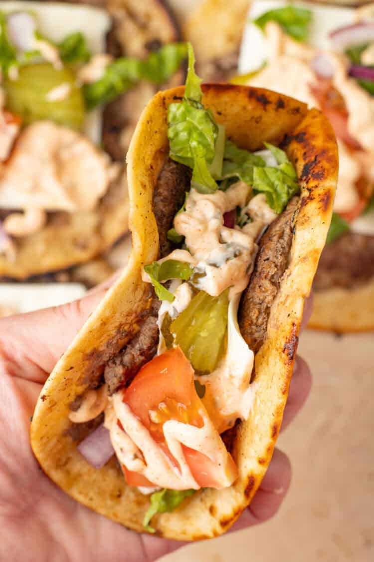 smash burger taco