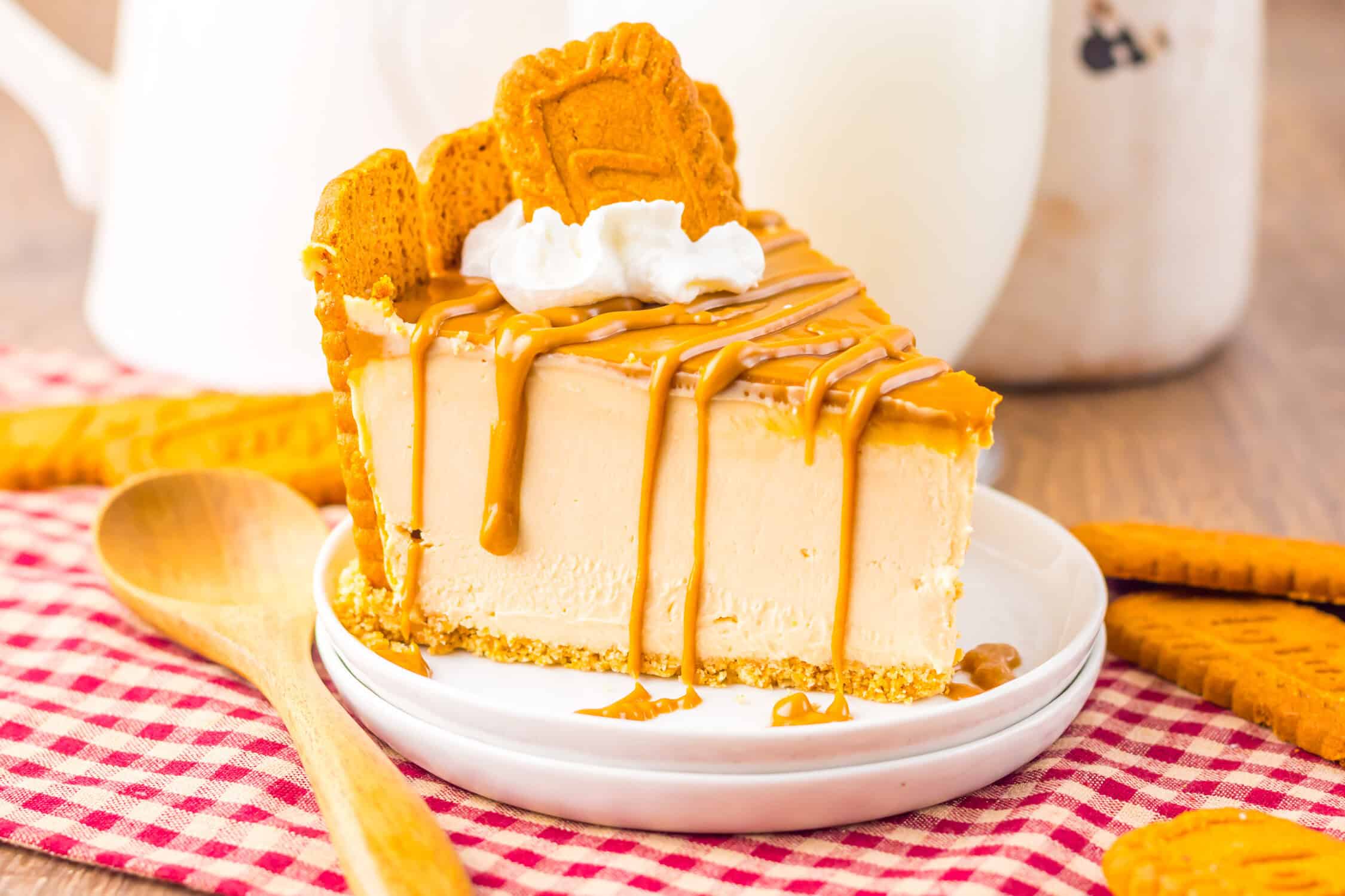 no bake Biscoff cheesecake