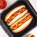 air fryer hot dogs