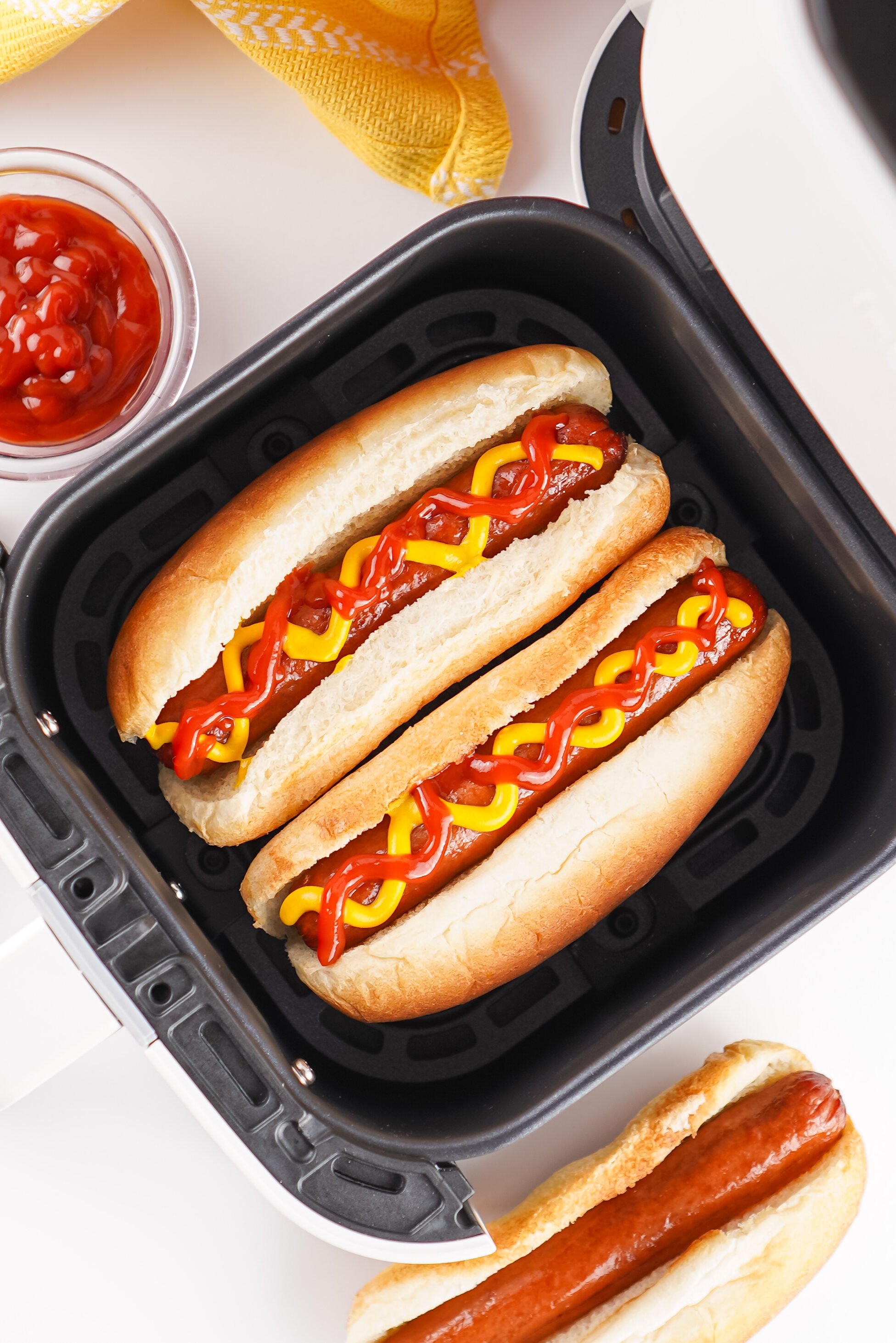 air fryer hot dogs