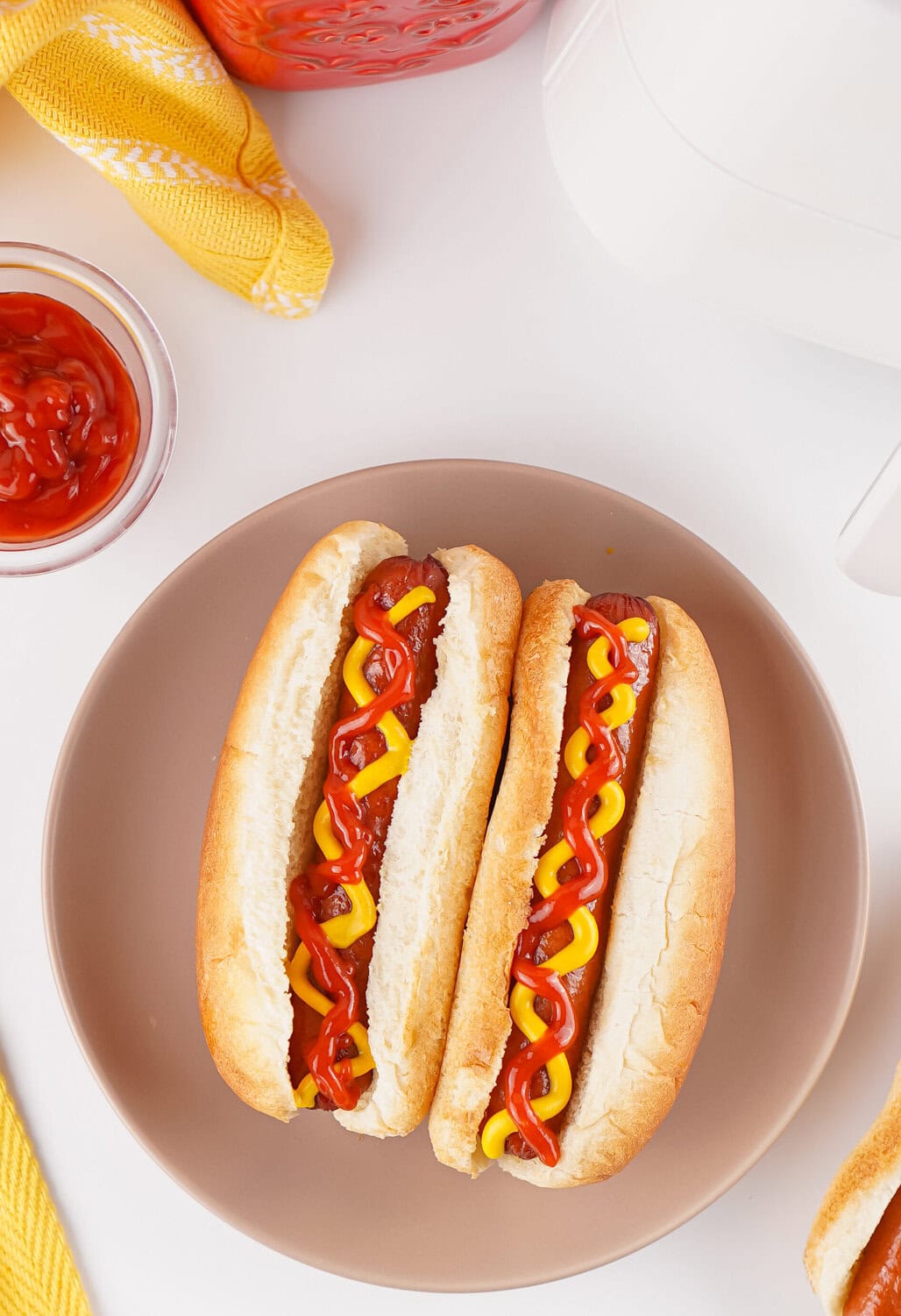 air fryer hot dogs