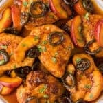 jalapeno chicken with peaches