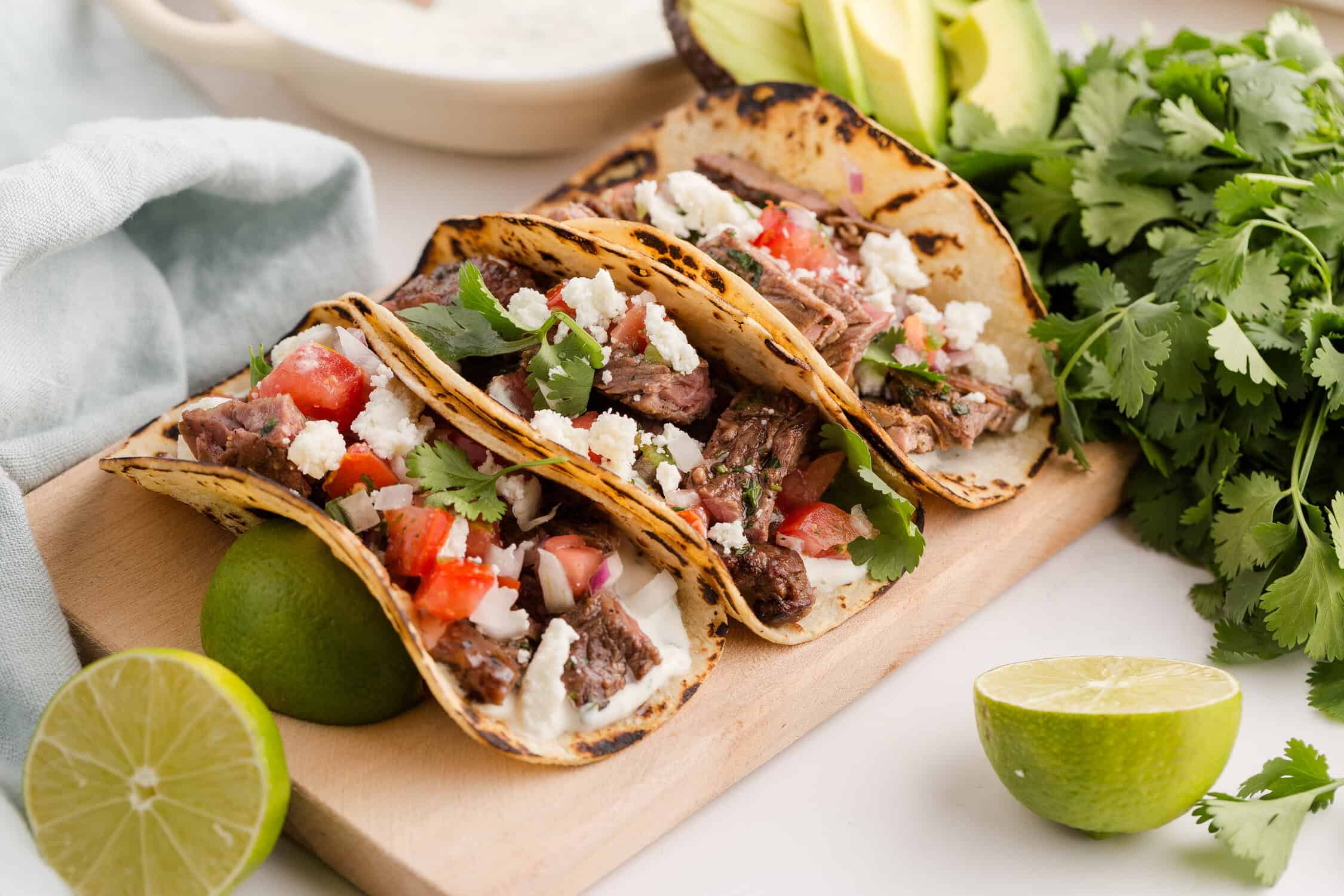 carne asada tacos