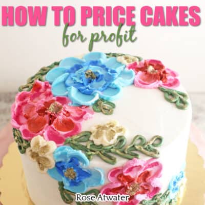 how to price cakes for profit ebook