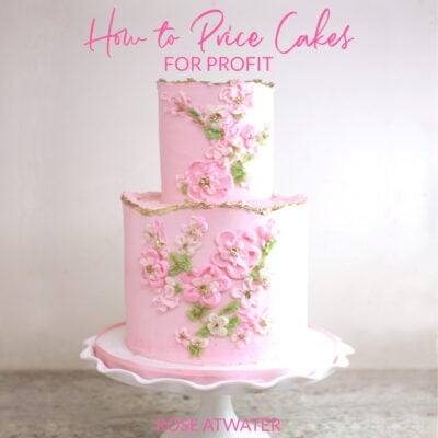 how to price cakes for profit ebook cover