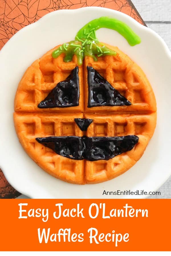 jack-o-lantern waffle