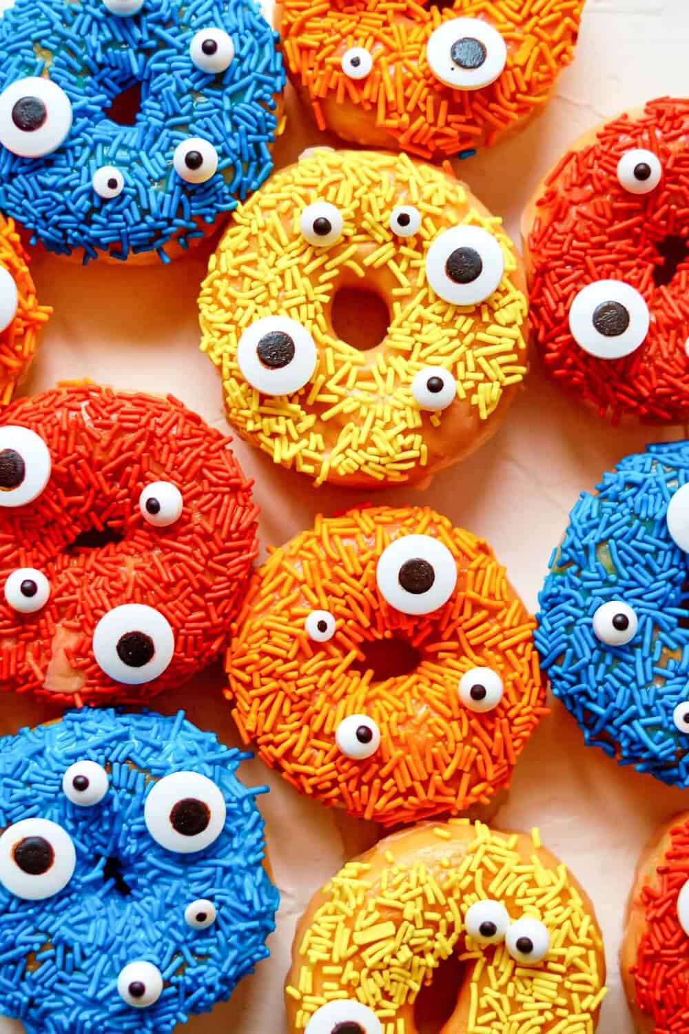 halloween sprinkles donuts