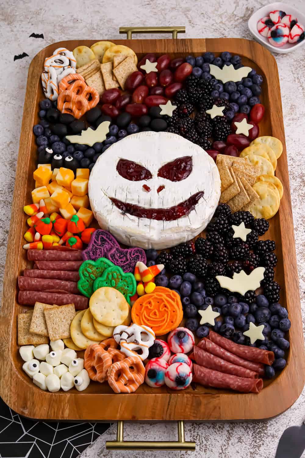 nightmare before christmas snack board