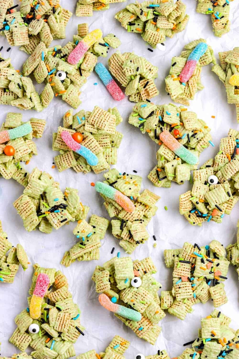 Zombie Bait Halloween Chex Mix Recipe