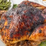 cajun turkey on a platter