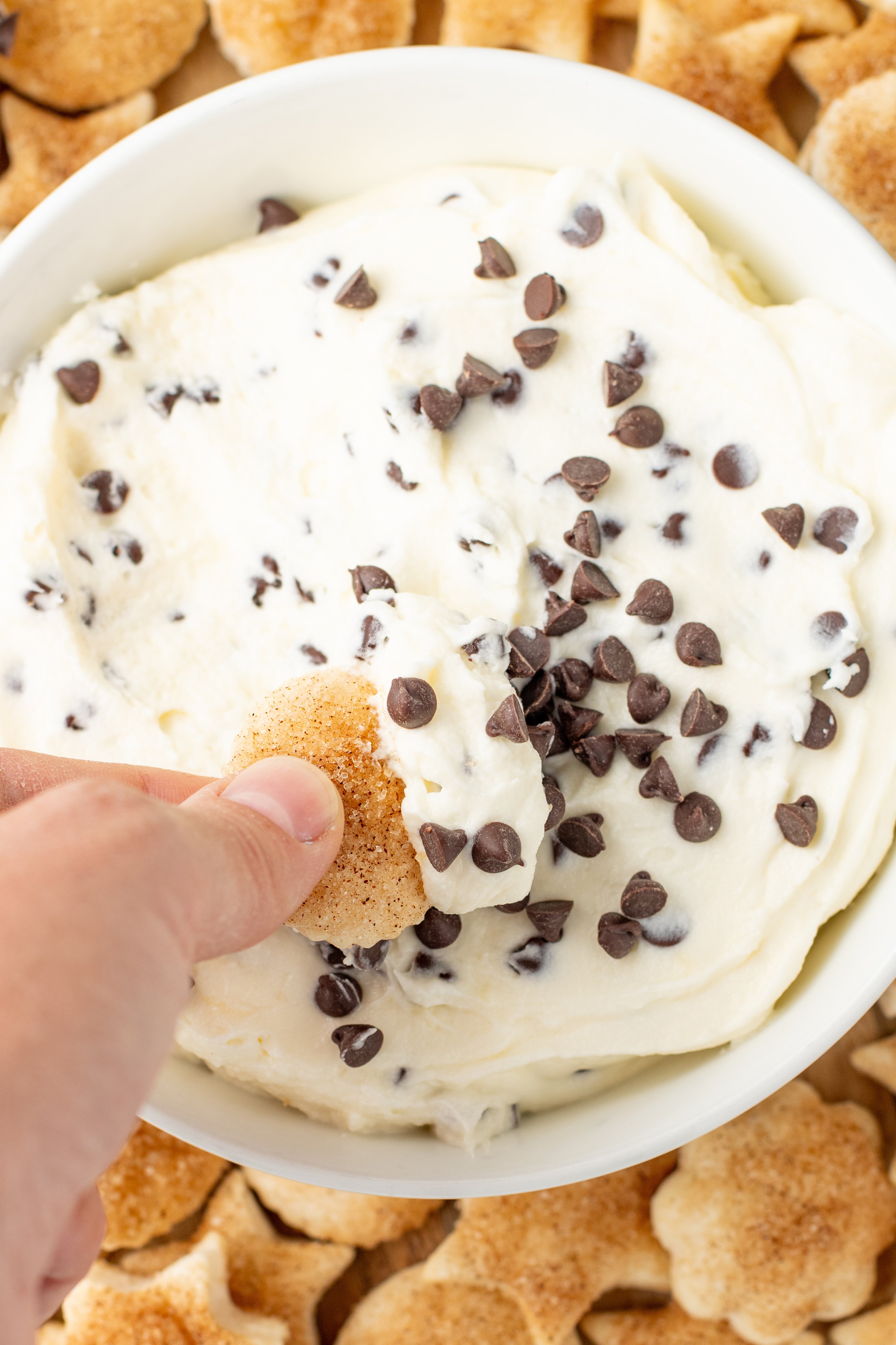 Easy Chocolate Chip Dip (5 Minute Cheesecake Dip!)
