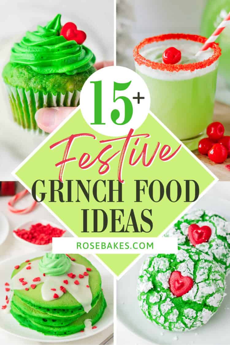 grinch food ideas collage