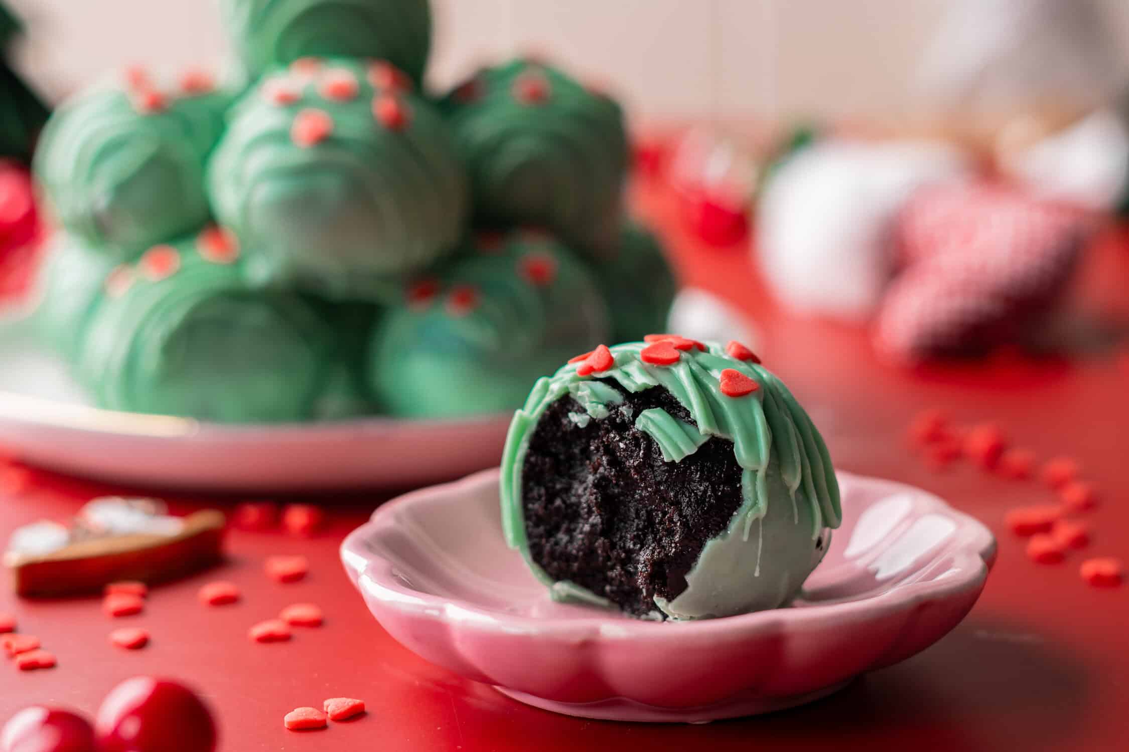 grinch oreo balls