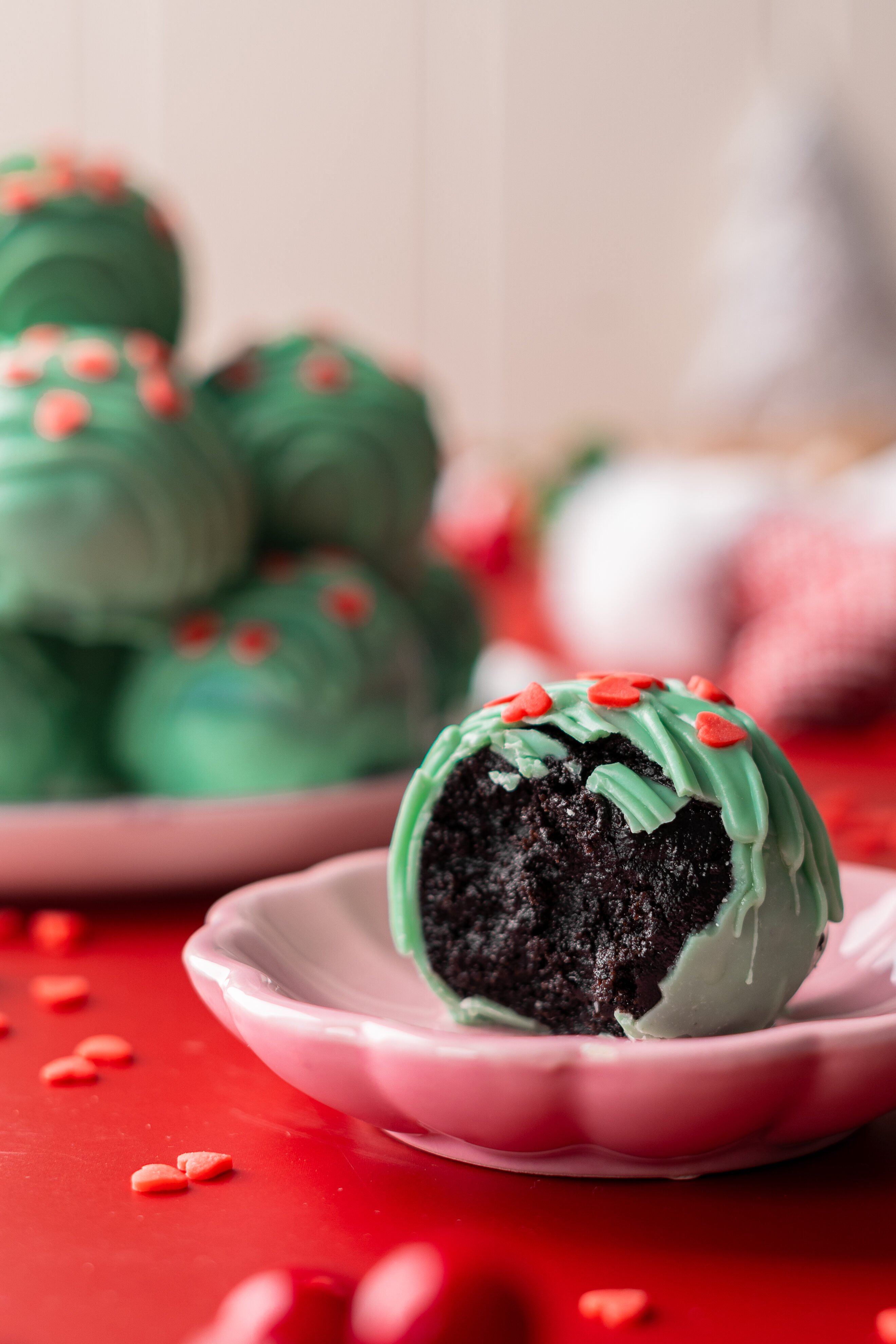 grinch oreo balls